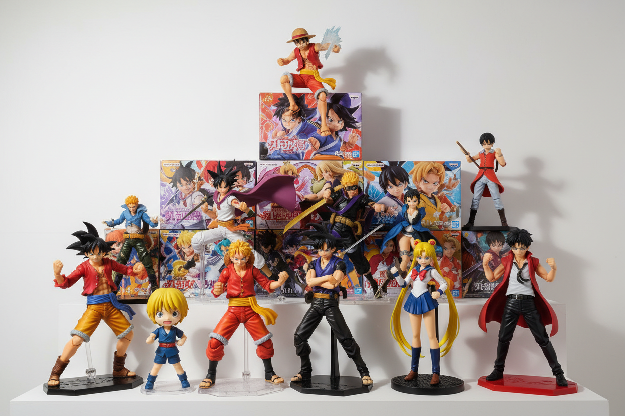 action figures list and anime characters